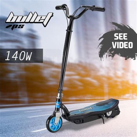 bullet zps kids electric scooter  children toy battery blue boys ride  bullet oz toolbox