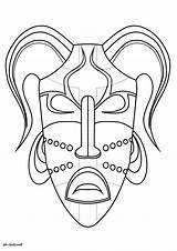 Masque Coloriage Africain Dessin Colorier Afrique Imprimer Archivioclerici Primanyc sketch template