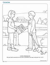 Lds Coloring Pages Primary Friend Magazine Missionary Now Choose Board sketch template