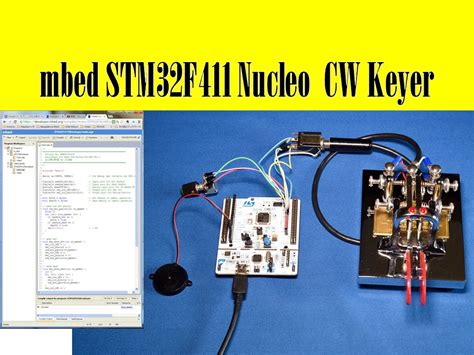 mbed stmf nucleo cw keyer youtube