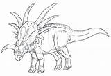 Coloring Pages Dilophosaurus Styracosaurus Dinosaur Jurassic Sketch Hybrid Color Getdrawings Drawing Park Print Dinosaurs Getcolorings Template sketch template