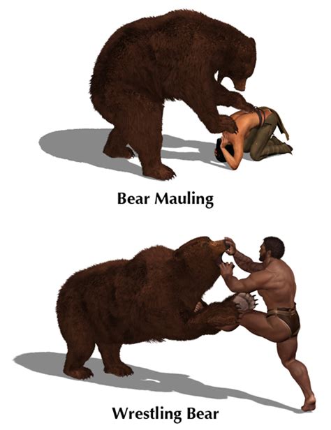 Grizzly Bear Action Daz 3d