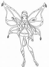 Winx Roxy Coloring Club Pages Fairy Choose Board Waving Hands Kids sketch template