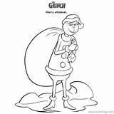 Grinch Coloring Xcolorings sketch template