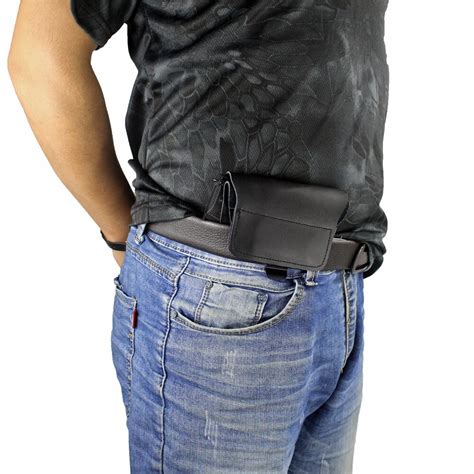 concealed carry leather holster hunting waistband holster gun pouch