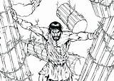 Coloring Samson Pages Bible Getcolorings sketch template