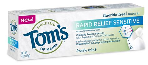 toms  maine rapid relief sensitive toothpaste review sarah scoop