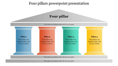 pillars powerpoint  template