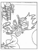 Coloring Pages Johnny Test Printable sketch template