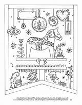 Coloring Pages Christmas Book Horse Holiday Color Dala Contest Swedish Licensing Fink Cherish Artlicensingshow Zenspirations Joanne Adult Flieder Show Colouring sketch template