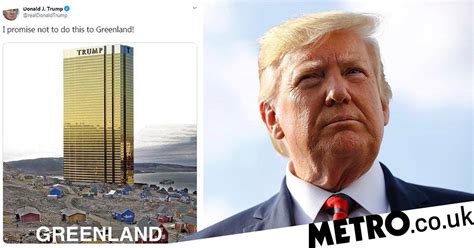 Donald Trump Twitter Joke About Greenland Hotel Did Not Go Down Well