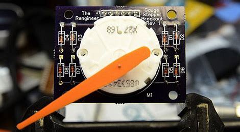 custom gauges   stepper motor breakout board hackaday
