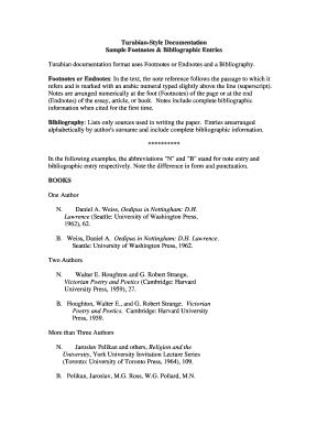 turabian bibliography  fill  sign printable template