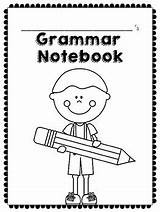 Grammar Notebook Covers sketch template