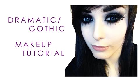 Dramatic Gothic Makeup Tutorial Youtube