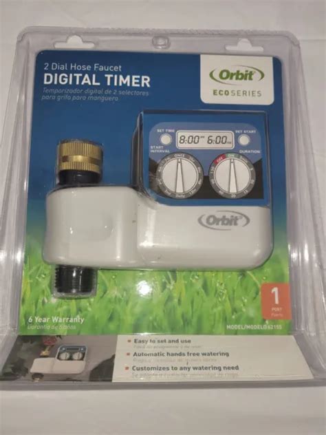 orbit model   dial digital timer hose faucet   pkg eco series  picclick