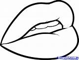 Lips Coloring Pages Printable Getdrawings sketch template