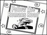 Coloring Roman Pages Road Print Romans Popular Sheets sketch template