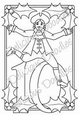Lords Leaping Coloring Template sketch template
