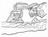 Rescue Bots Coloring Pages Action Transformers Printable Print sketch template