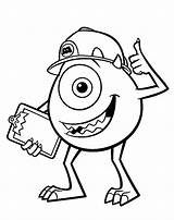 Coloring Cartoon Pages Network Characters Monster sketch template