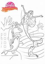 Coloring Mermaid Coloringhome Dolphin Sea Dreamhouse Fairytopia Coloringfolder Azcoloring sketch template