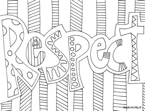 respect coloring pages  coloring home