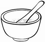 Bowl Mixing Spoon Clipart Drawing Mortar Cereal Getdrawings Stock Clip Vector Illustration Outline Clipground Cliparts Wooden Clipartmag Chili Pestle Webstockreview sketch template