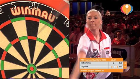 wdf europe cup darts  netherlands england womens singles youtube