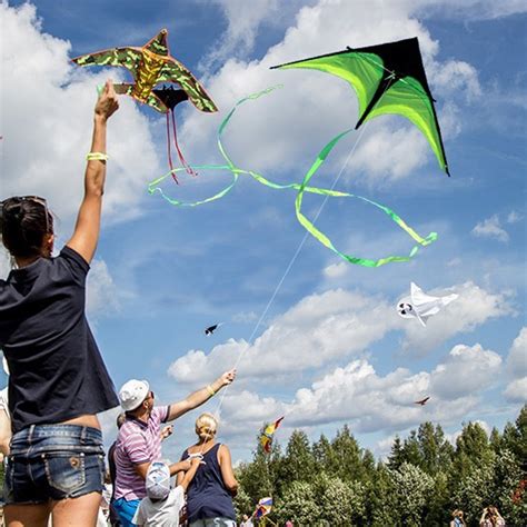 cm super huge kite  stunt kids kites toys kite flying long tail outdoor fun sports