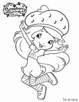 Strawberry Shortcake Coloring Pages Color Printable Print Cartoons Cartoon Might Also sketch template