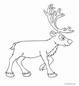 Reindeer Coloring Face Pages Cool2bkids sketch template