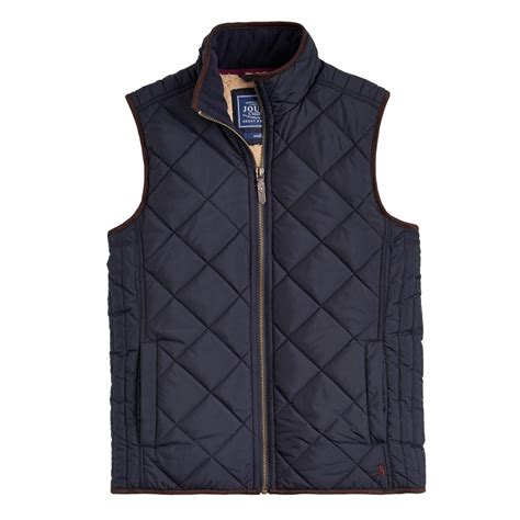 joules bradwell mens quilted gilet  mens  cho fashion  lifestyle uk