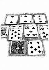 Solitaire sketch template