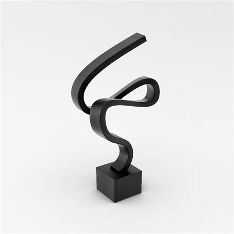 black sculpture 3d model