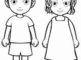 Boy Girl Coloring Pages Little Kids Boys Drawing Girls Clipart Printable Face Outline Kissing Cartoon Draw Kid Clipartmag Drawings Getdrawings sketch template
