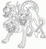 Coloring Pages Mythology Greek Cerberus Drawing Norse Monsters Cool High Clipart Color Printable Print Calypso Animals Getdrawings Wut Source Library sketch template
