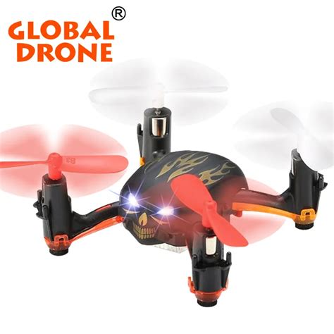 global drone gw  ch headless mini drone pocket drones skull mini quadcopter flashing