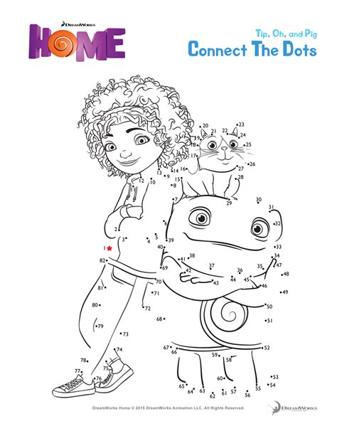dreamworks home printables  coloring pages