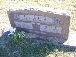 ella bennett black   find  grave memorial