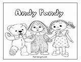 Pandy Andy Coloring Printable Pages Kids Print Cartoon sketch template