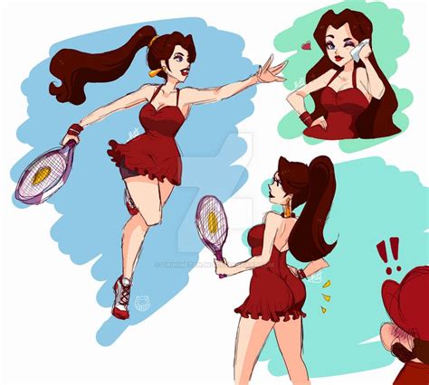 Pauline Tennis Aces By Orihimetenjho In 2021 Super Mario Art Mario