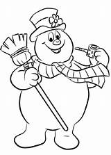 Snowman Coloring Frosty Pages Sheets Christmas Kids Printable Drawing Colouring Cute Toddlers Coloringfolder Cartoon sketch template