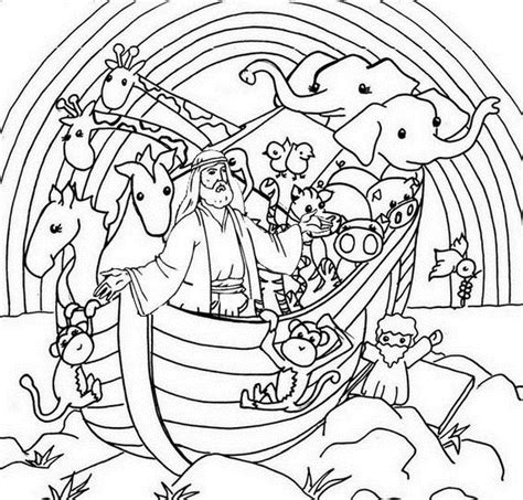 picture  noah ark coloring page  kids