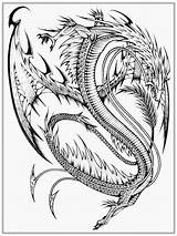 Dragon Coloring Pages Adults Realistic Printable Adult Lizard Chinese Evil Dragons Print Real Color Cool Flying Hard Simple Library Clipart sketch template