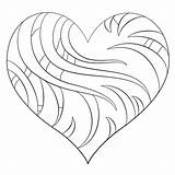 Pages Hearts Flames Coloring Getcolorings sketch template