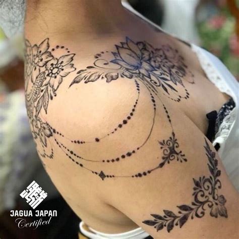 Henna Tattoo Set Shoulder Tattoos For Women Henna Tattoo