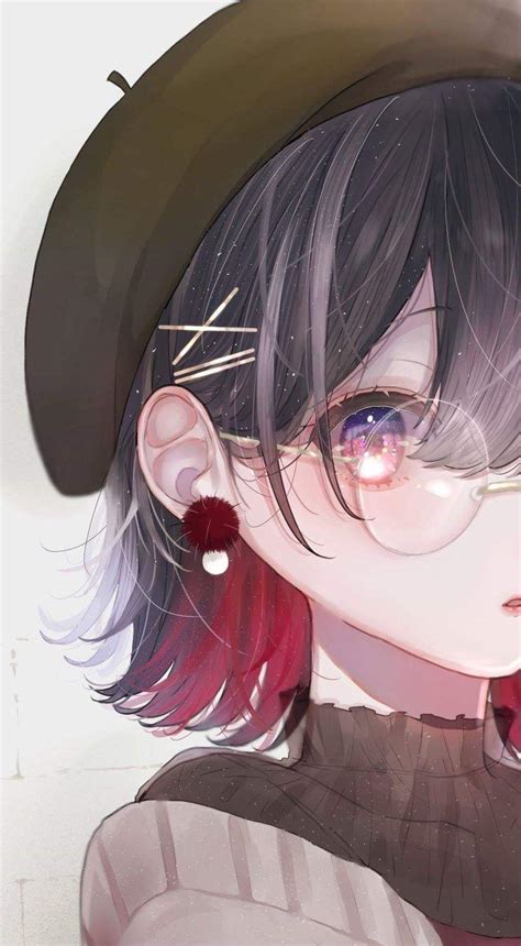 Hình ảnh Anime Girl đeo Kính đẹp Nhất