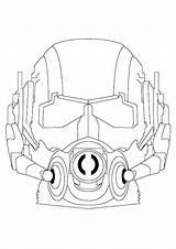 Mask Helmet Masks Xcolorings Avengers sketch template