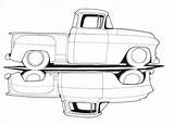 Coloring Pickup Camioneta 1956 Lifted Dually Dibujos Pickups Chevytrucks Guardado Carro Trucckdriversnetworkk sketch template